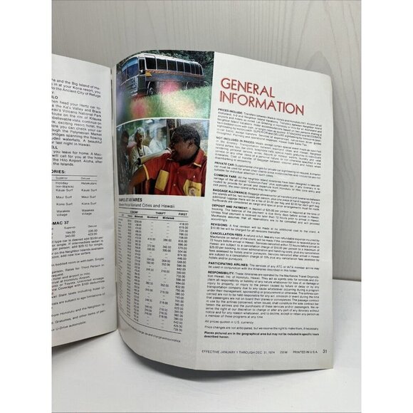 1974 The Real Hawaii With Mackenzie Tours Packages Vintage Travel Photo Booklet - Picture 11 of 12